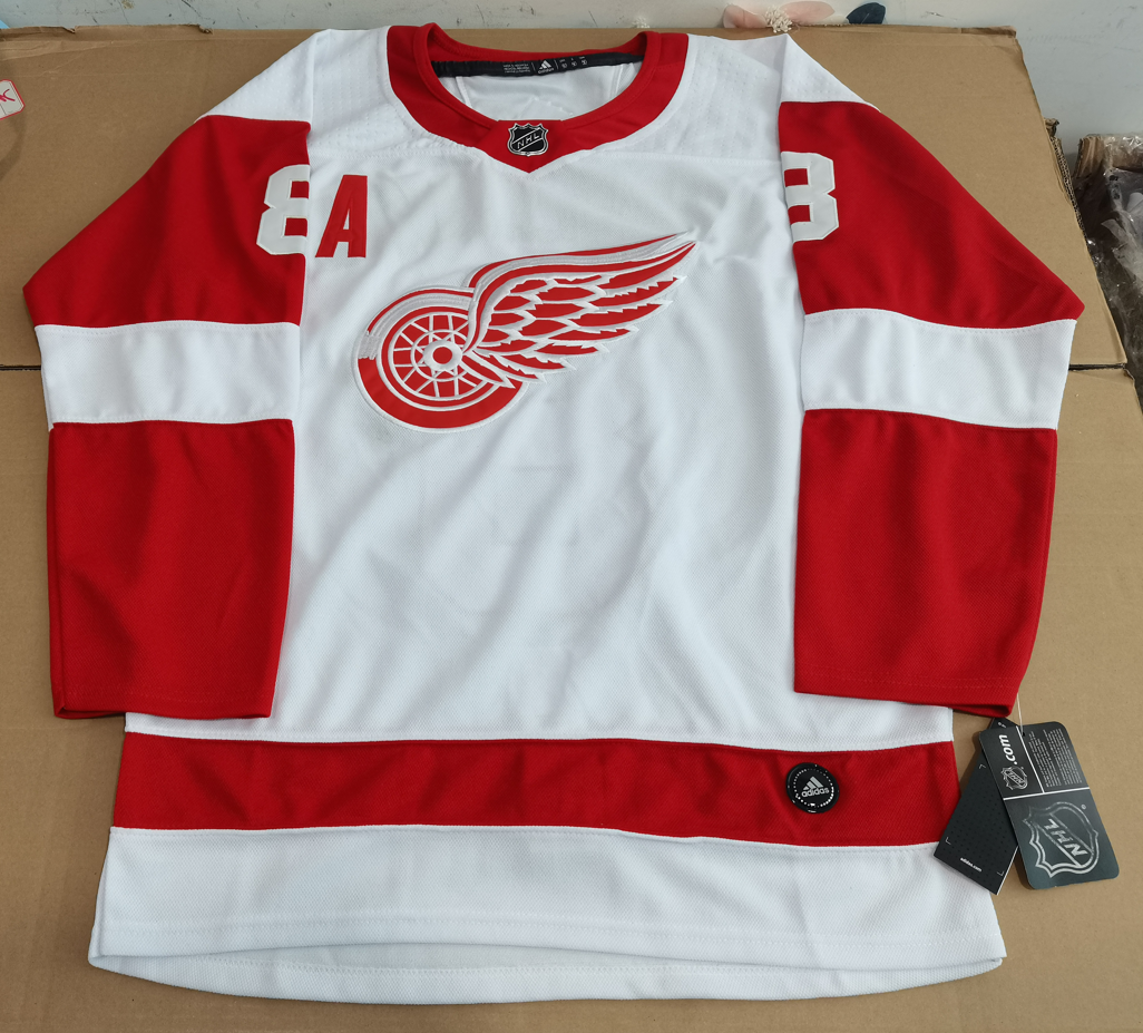 Men's Detroit Red Wings Justin Abdelkader #8 White Breakaway Jersey Men's Detroit Red Wings Justin Abdelkader #8 White Breakaway Jersey